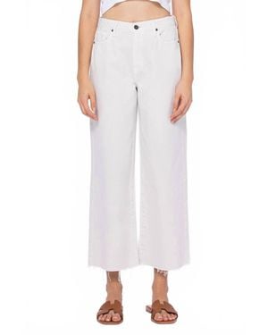 Hidden Jeans Nori Wide Leg Jean - White