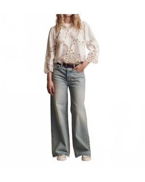 The Great Slouch Wide Leg Jean - Multicolor