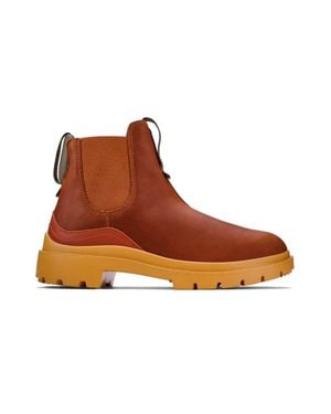 Olukai Hehi Leather Boot - Brown
