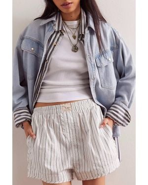 Free People Day To Day Boxer Short - Gray