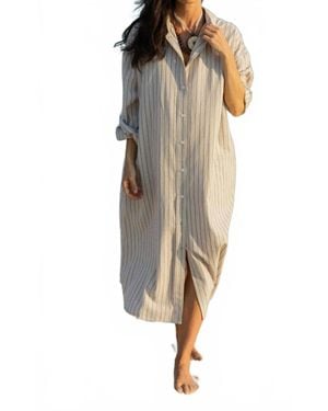 BECASA Easygoing Cotton Maxi Dress - Multicolor