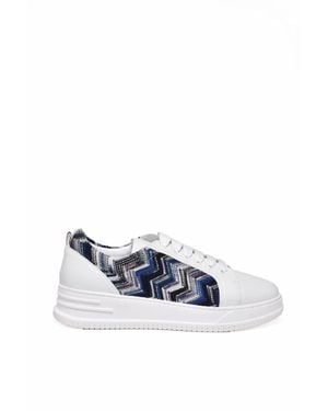 Missoni Alex Sneakers Fabric/Suede - Blue