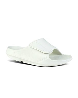 OOFOS Ooahh Sport Flex Slip - White
