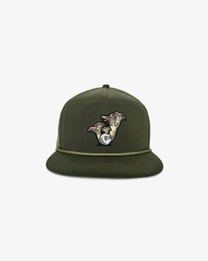 Malbon Golf Fungi Buckets Snapback Cap - Green