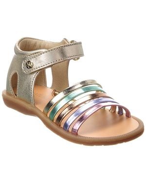 Naturino Rubino Leather Sandal - Metallic