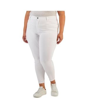 Celebrity Pink Plus High Rise Stretch Skinny Jeans - White