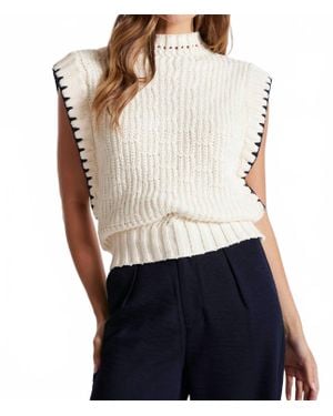 Bishop + Young Richie Whipstitch Sweater - Blue