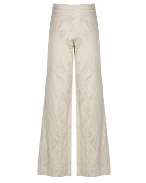 Antonelli Patrizio Viscose Wide-Leg Pants - White