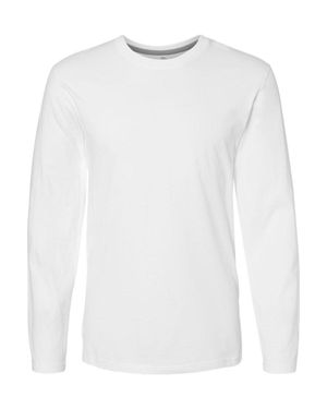 L.A.T Fine Jersey Long Sleeve Tee - White