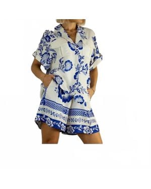 Mulla Mia Pocket Top - Blue