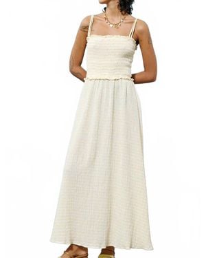 FRNCH Marianne Maxi Dress - Natural