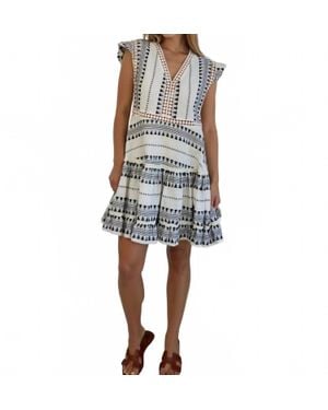 NIBI MTK Shayna Woven Mini Dress - Black