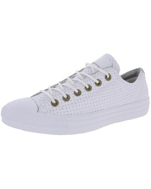 Converse Perforated Close Toe Casual Shoes - White