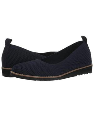 Eileen Fisher Etta Flats 'Sm Midnight Almond Toe Slip On Htat1133 - Blue