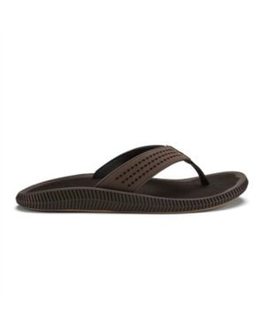 Olukai Ulele Flip Flops Beach Sandal - Brown