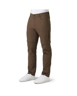 Free Country Nylon Stretch Convertible Pant - Brown