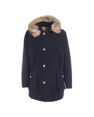 Woolrich Arctic Detachable Fur Parka - Blue