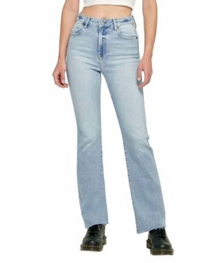 Hidden Jeans Ryan High Rise Bootcut With Slit Jeans - Blue