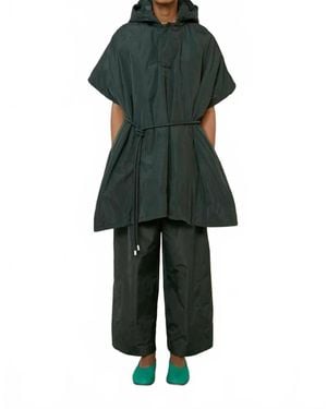 MEIMEIJ Mantella Oversized Cape - Green