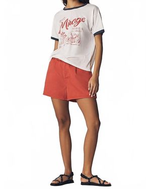 Chaser Brand Graphic Mirage Top - Red