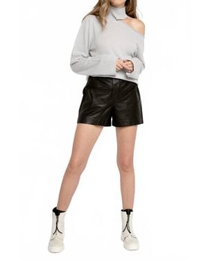 RTA Maddy Leather Short - Black