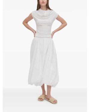 Rosetta Getty Twist Front Shirt - White