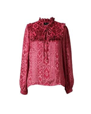Emily Lovelock Daisy Top - Red