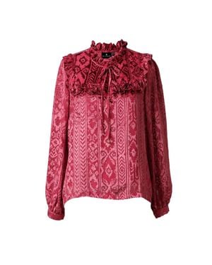 Emily Lovelock Daisy Top - Red