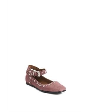 Free People Mystic Mary Jane Flats - Pink