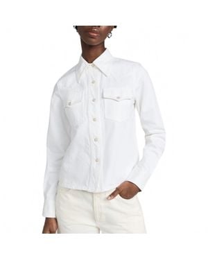 Closed Western Denim Shirt - White