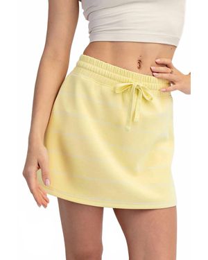 Rae Mode Modal Stripe Skort - Yellow