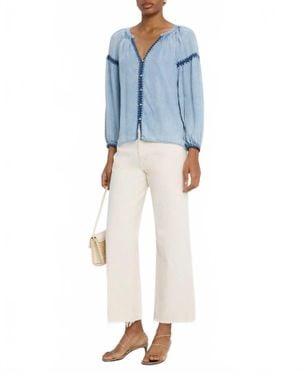 Rails Toshi Long Sleeve Blouse - Blue