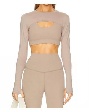 Splits59 Amelia Airweight Lite Shrug - Natural
