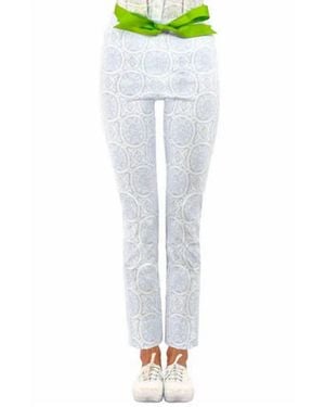 Gretchen Scott Gripeless Pull On Pants - White