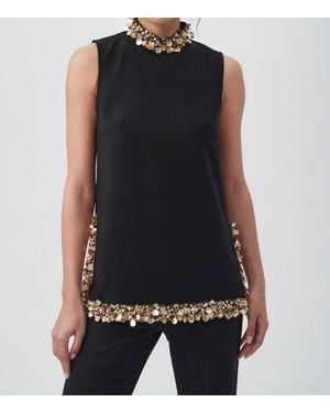 Trina Turk Wonderous Top - Black