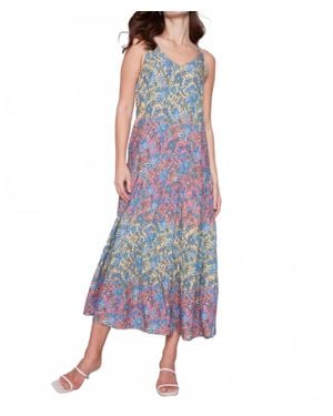 Charlie b Floral Maxi Dress - Purple