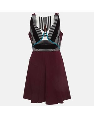 Roland Mouret Stretch Double Crepe Derya Dress - Red