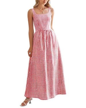Tedora Maxi Dress - Red