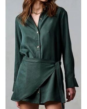 Hevron Triva Dress - Green