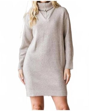 Hailey & Co Forever And A Day Sweater Dress - Gray