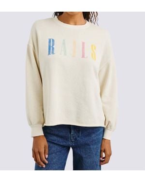 Rails Signature Sweatshirt - White