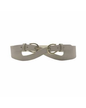 Berge' Criss Cross Belt - Gray