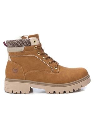 Xti Combat Booties - Brown