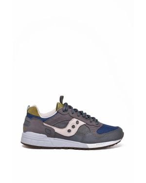 Saucony Polyamide Leather Shadow Sneakers - Blue