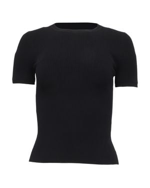Alexander Wang Cutout Knitted Top - Black