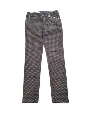 AG Jeans Legging Ankle Mid Rise Skinny Jeans - Gray