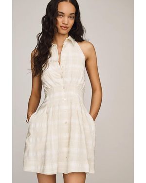 Exquise Tobie Mini Shirtdress By - Natural