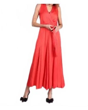 FRNCH Iride Maxi Dress - Red