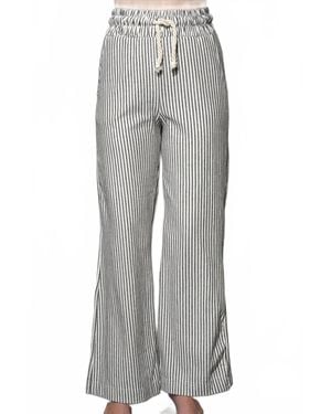 Greylin Isla Wide Leg Knit Pull Up Pants - Gray