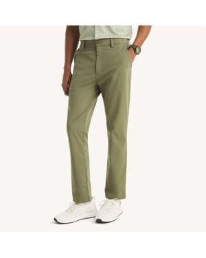 Nautica Flat-Front Performance Pant - Green